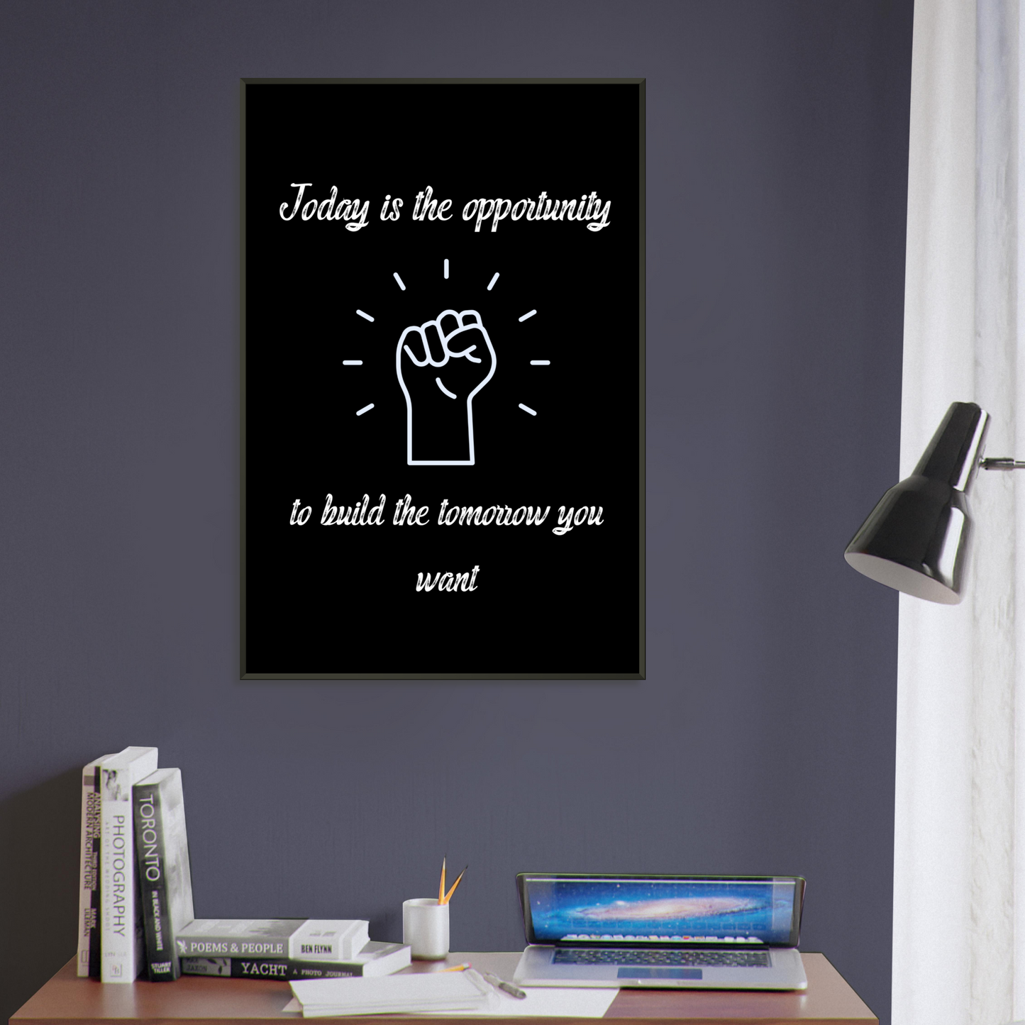 Today Is The Opportunity Wall Art Motivational Wall Decor