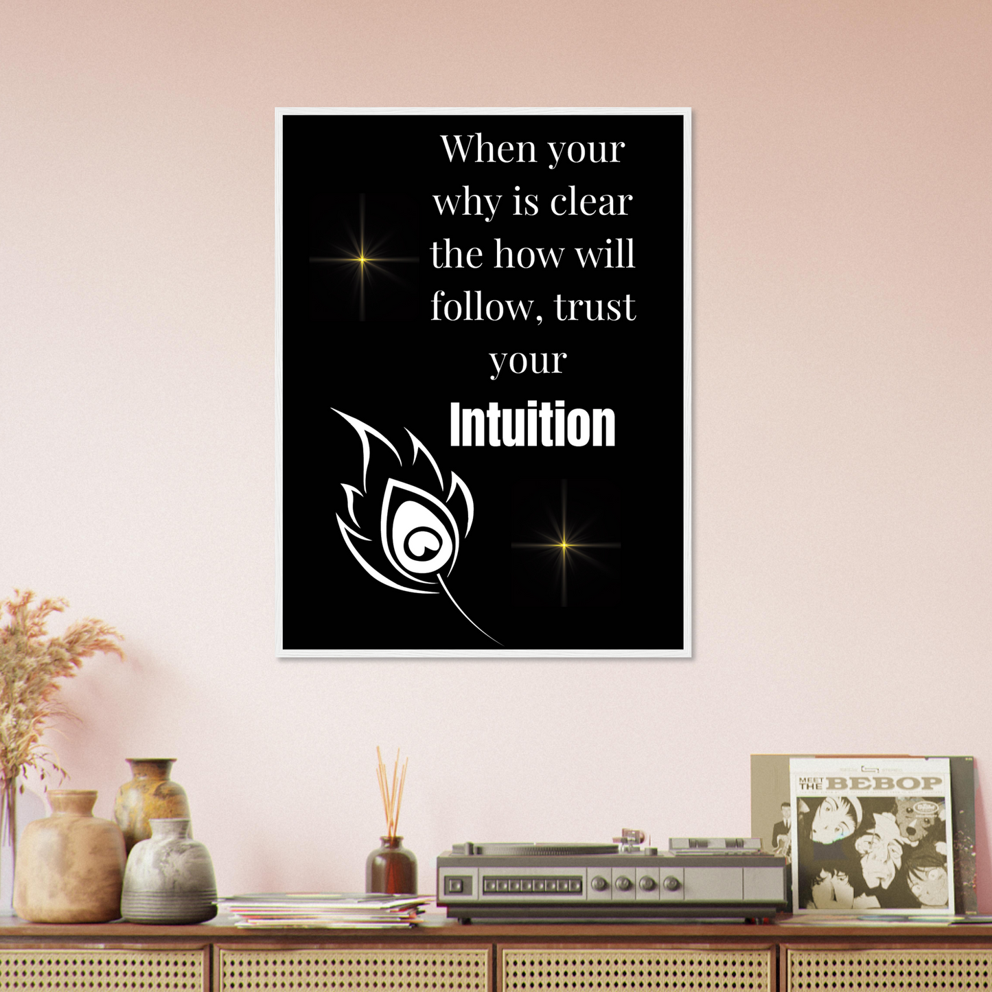 When Your Why Is Clear Wall Art Motivational Wall Decor