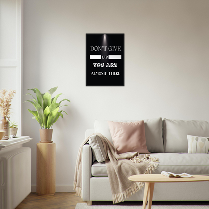 Don't Give Up Wall Art Motivational Wall Decor