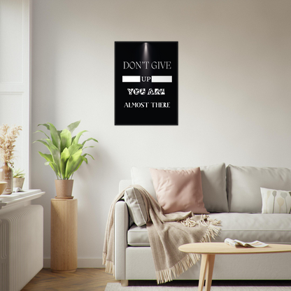 Don't Give Up Wall Art Motivational Wall Decor