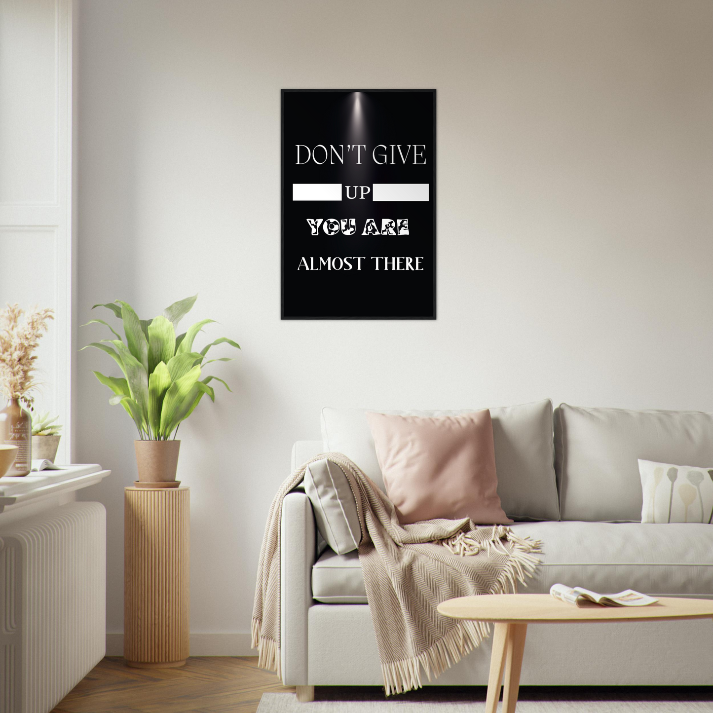 Don't Give Up Wall Art Motivational Wall Decor