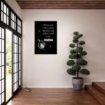 When Your Why Is Clear Wall Art Motivational Wall Decor