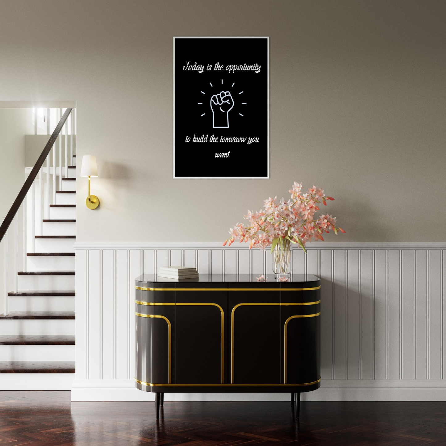 Today Is The Opportunity Wall Art Motivational Wall Decor