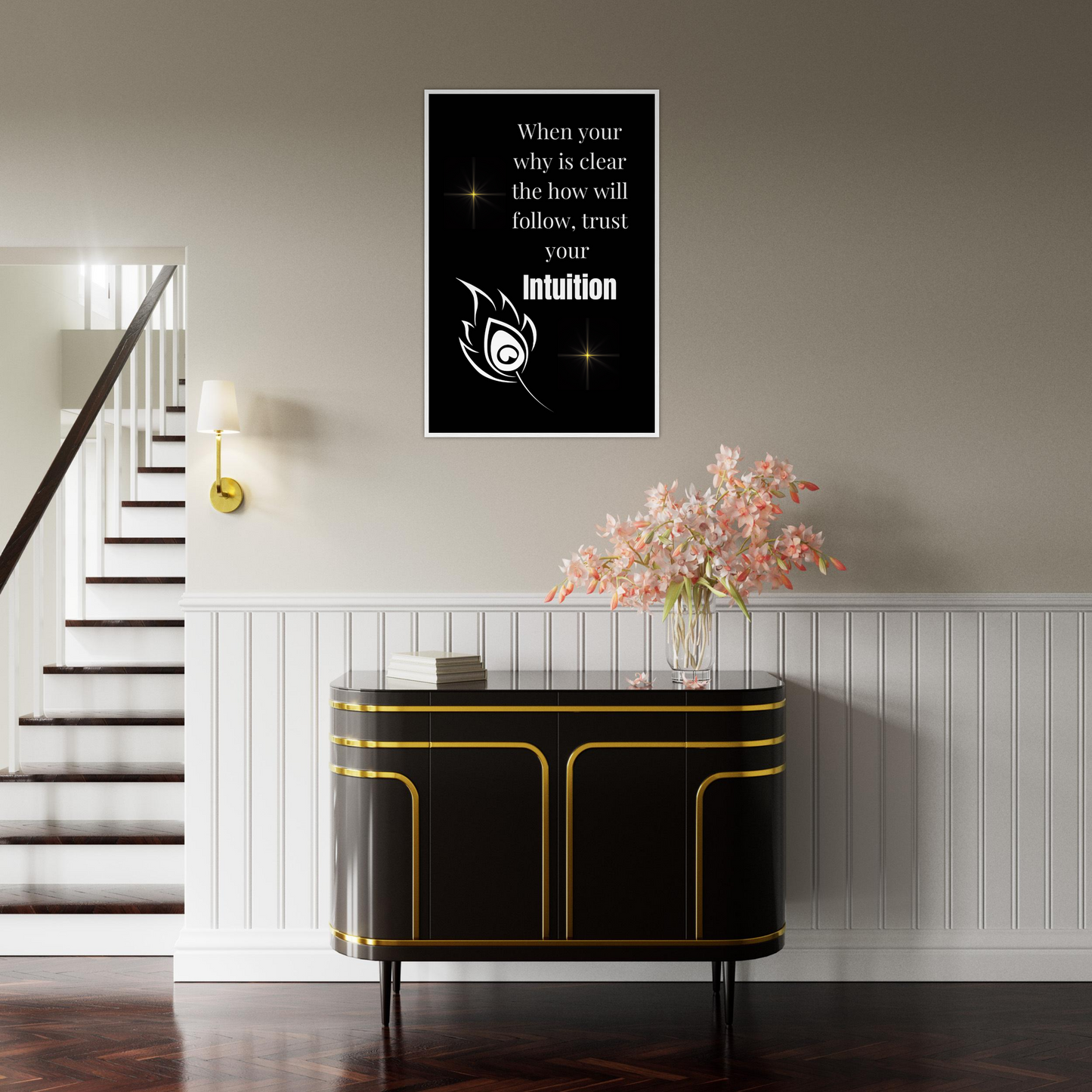 When Your Why Is Clear Wall Art Motivational Wall Decor