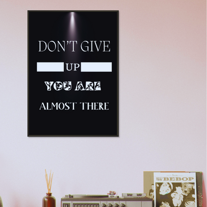 Don't Give Up Wall Art Motivational Wall Decor