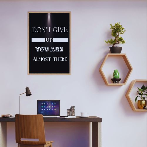 Don't Give Up Wall Art Motivational Wall Decor